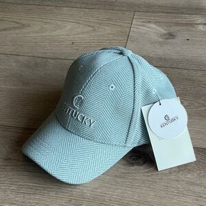 Kentucky Light Blue Herringbone Cap